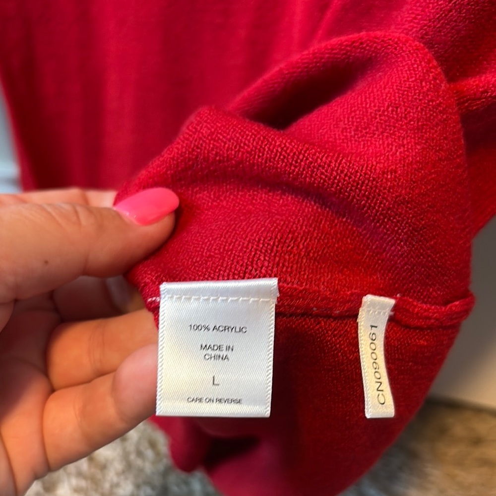 New York & Company Crimson Knit Top - Picture 4 of 5